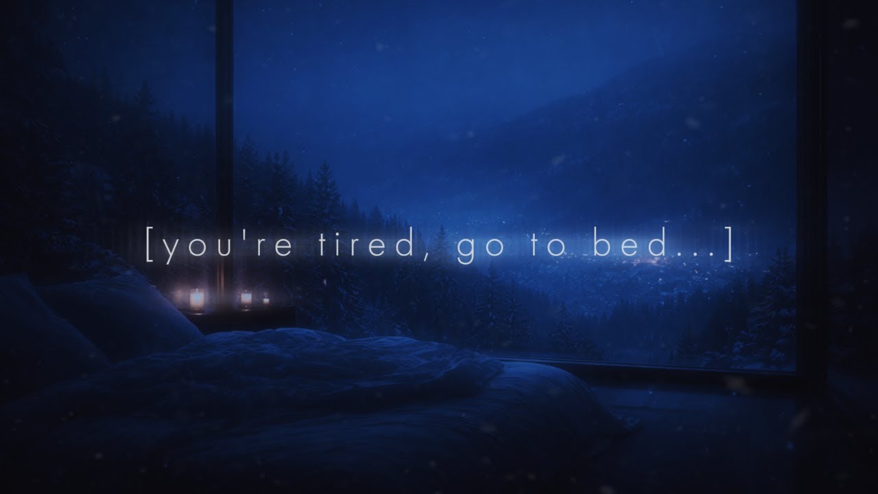 you're tired, go to bed