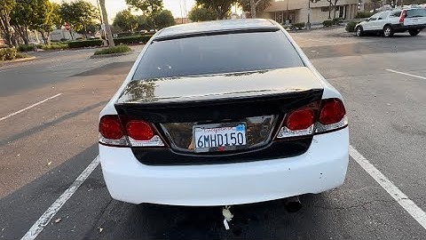 I Did A FD2 Rear End Conversion On My FA5 On Accident!!! (Depo Tail Lights)