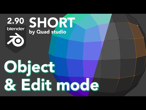 Blender 2.9 Shorts _ Object and Edit mode