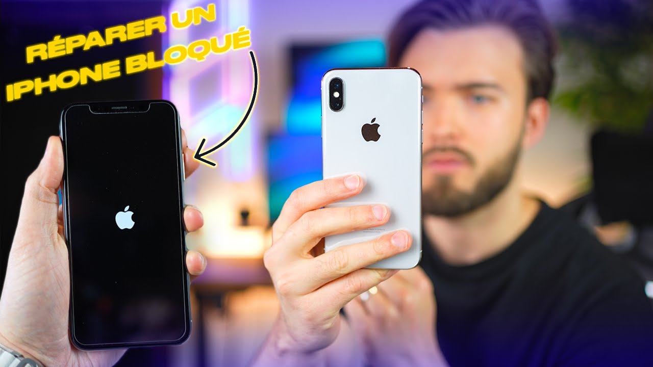 Iphone X Bloque Sur La Pomme