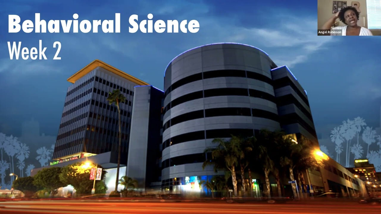Watch Live Class 2: SBS113-Behavioral Science: Instructor Angel Robinson on YouTube Watch Live Class 2: SBS113-Behavioral Science: Instructor Angel Robinson on YouTube