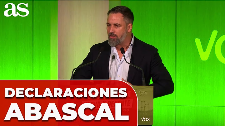 SANTIAGO ABASCAL compara al PSOE y al PP: "Defienden las MISMAS POLÍTICAS"