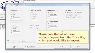 Delphin Technology Tutorial  - ASCII Import Tutorial