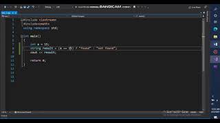 Shorthand IF ELSE in C++ in  English