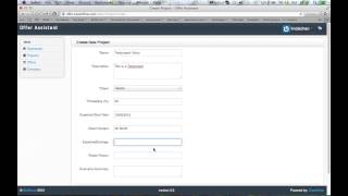 Expertflow Offer Assistant - How To Create And Work With A Project