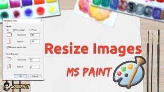 Resize Images using Microsoft Paint