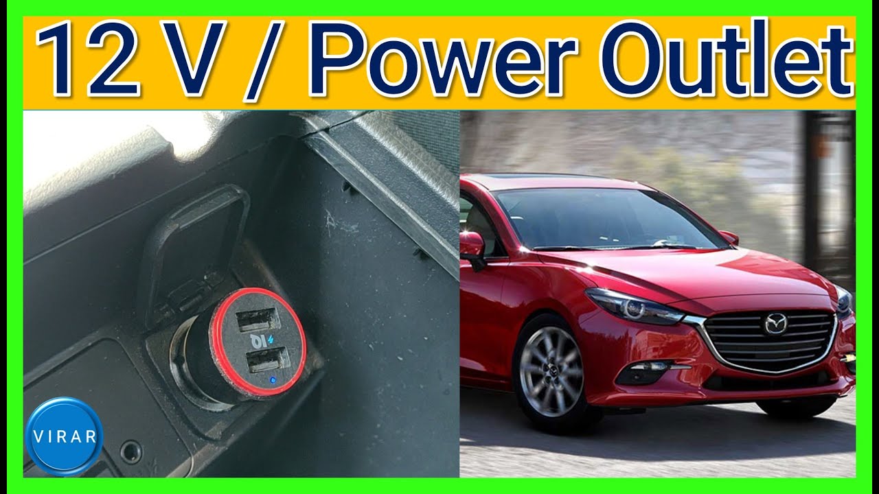 how-to-fix-12v-power-outlet-cigarette-lighter-mazda-3-2014-2018