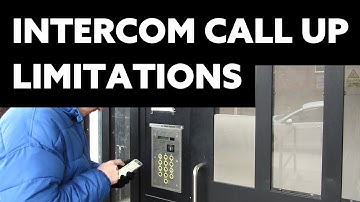 Klevio Academy: Intercom call up limitations