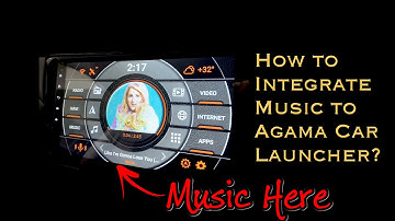 Integrate Music in Agama Car Launcher
