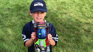 Spinmasters Russell Wilson Seattle Seahawks Nerf football toy review