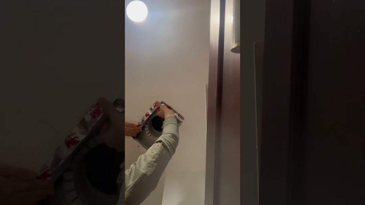 Sealing The Ceiling Air Vent 