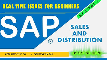 Discount on tax | sap sd Realtime issue |sap sd Realtime issue on taxes #sap #sapsd #realtime #taxes