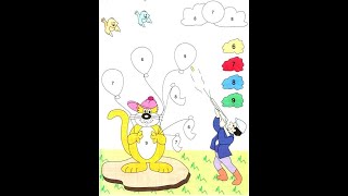 Colour According to the given Colour Code / Maths Activities For UKG Kids / Part -1 Details