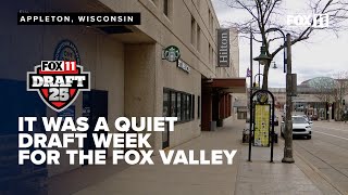 Appleton businesses say they prepared for NFL Draft traffic, but it never came
