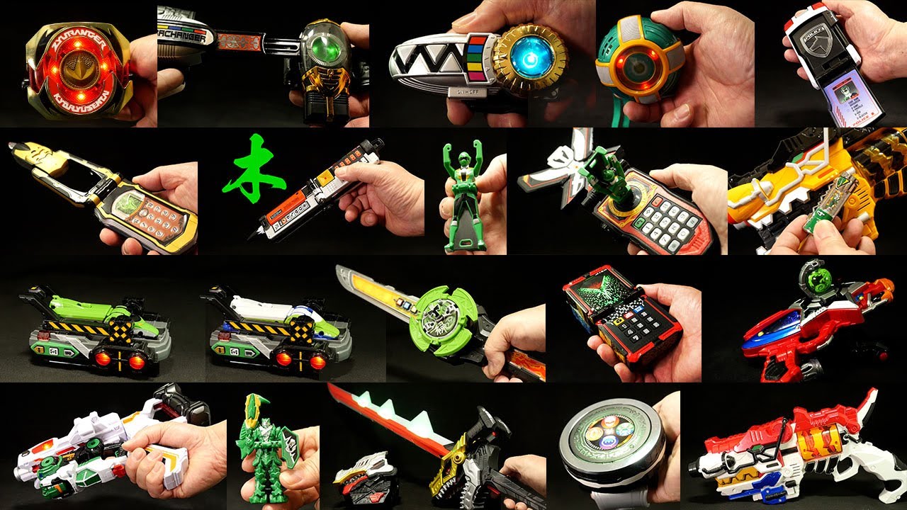 緑の戦士！」スーパー戦隊【戦隊グリーン】変身アイテムズ 