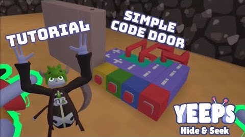 How To Make A Simple Code Door In Yeeps