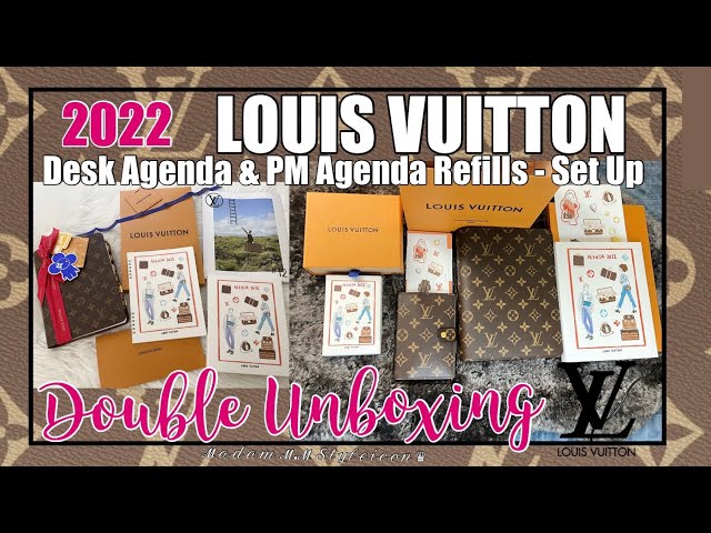 Louis Vuitton 2022 Office Weekly Agenda Refill UNBOXING and REVIEW 