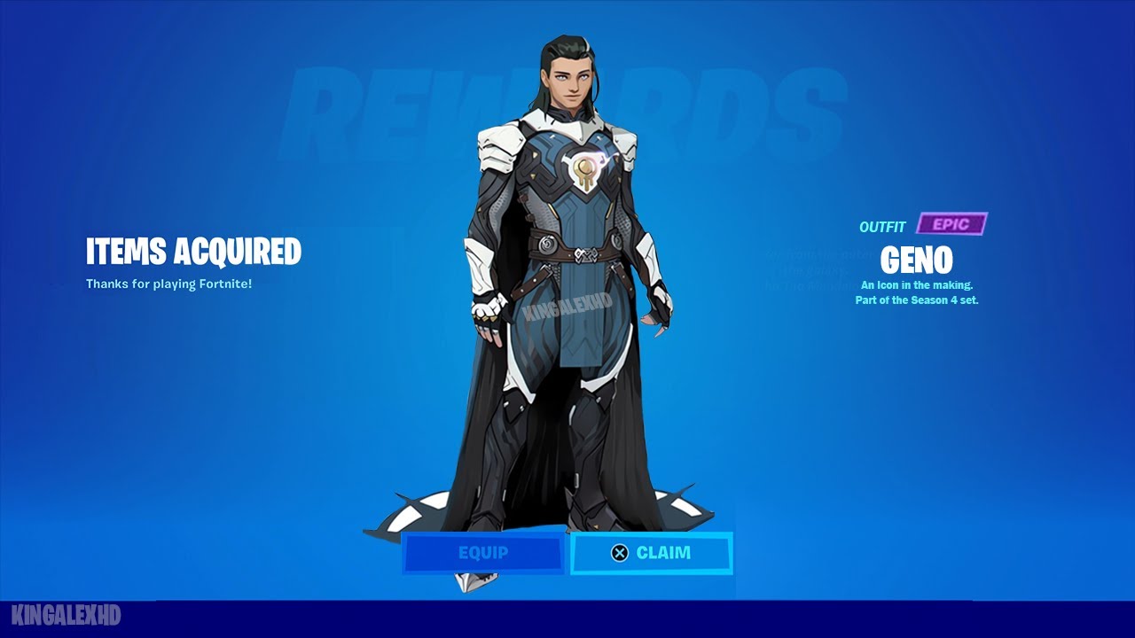 HOW TO GET THE NEW GENO SKIN NOW FREE IN FORTNITE! YouTube