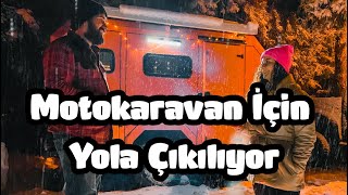 Karavanla 36 saat 1500 km Yol | Motokaravan Projesi için Harekete Geçtik | Vanlife