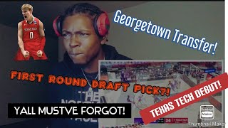 MAC MCCLUNG TEXAS TECH DEBUT HIGHLIGHTS!!! GEORGETOWN TRANSFER!!! FIRST ROUND NBA DRAFT?! REACTION!!