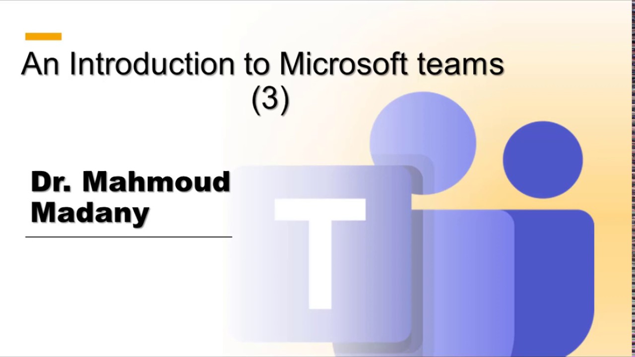 كيفية القاء محاضرة عبر منصة #الميكروسفت_تيمز Microsoft teams