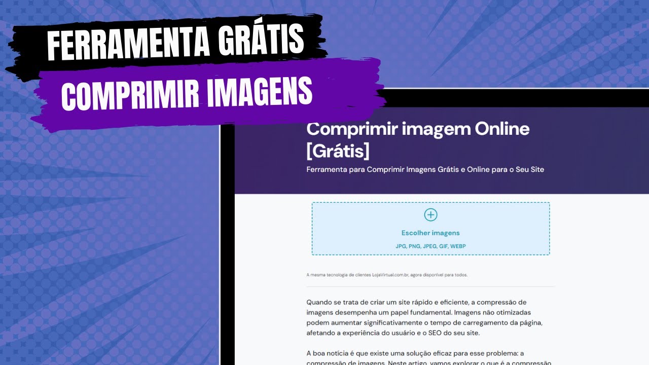 Comprimir GIF: ferramenta online para reduzir o tamanho de imagens GIF (de  graça)