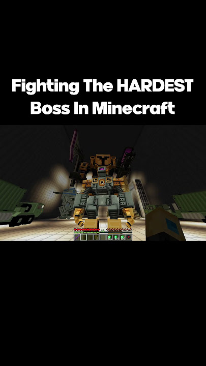 Fighting The HARDEST Minecraft BOSS, The Wither Storm #minecraft #minecraftmemes
