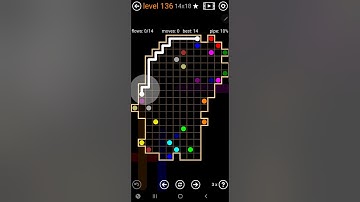 How To Solve Flow Free Amoeba Pack Level 136 14x18 Board Walk Through Solution Walkthrough