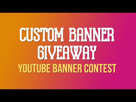 Banner Design Giveaway (Contest)