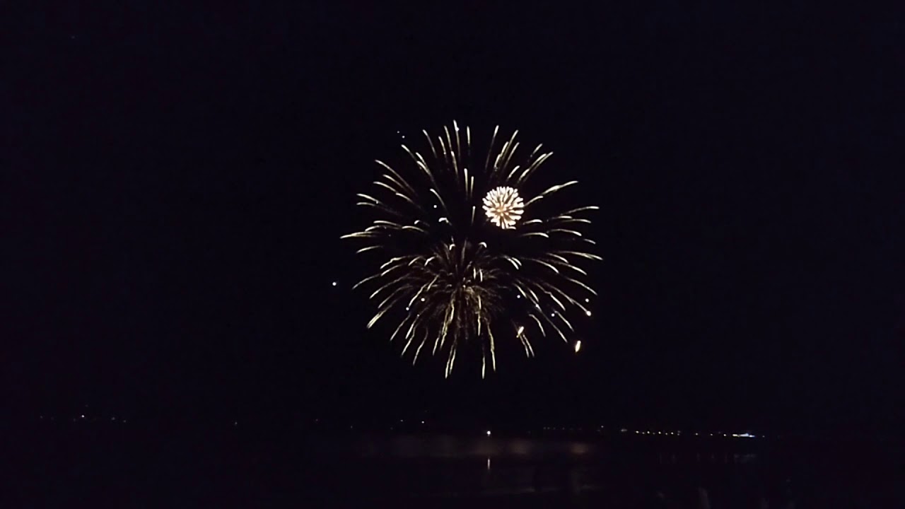 Feu d'artifice du 14 Juillet 2018,  La Baule