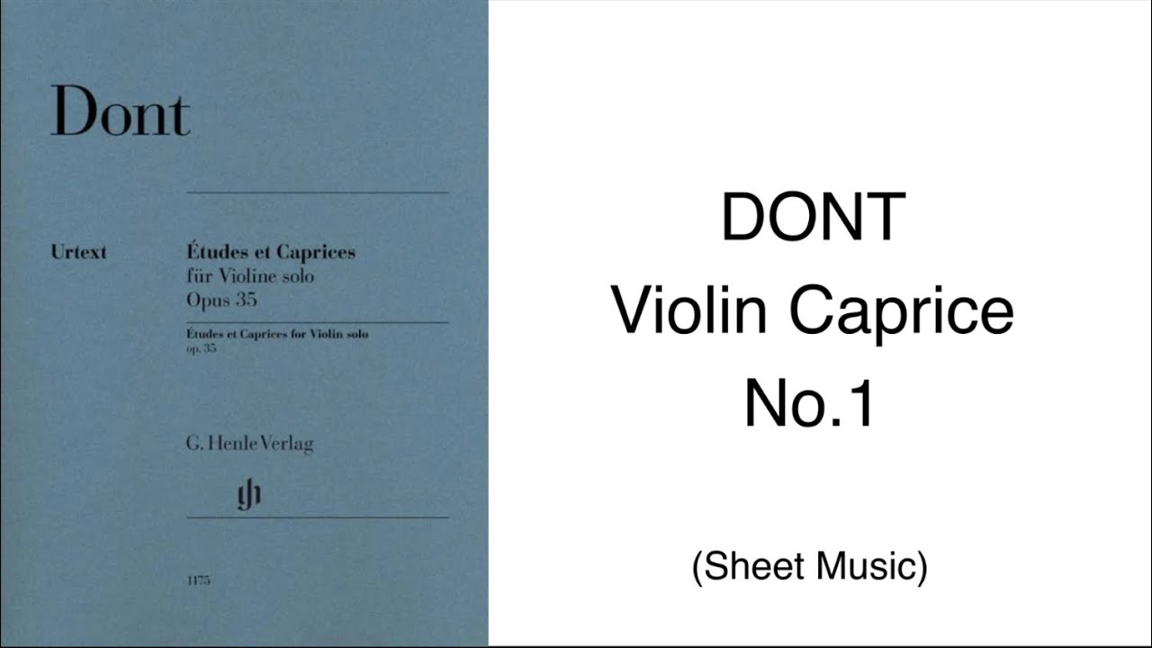 DONT 24 Violin Caprice No.1
