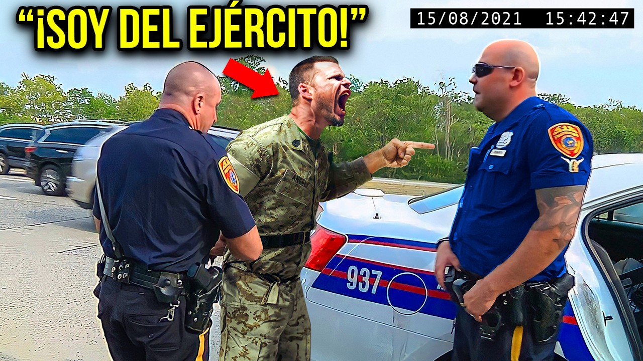 Policías Idiotas Que Intentaron ARRESTAR A Soldados