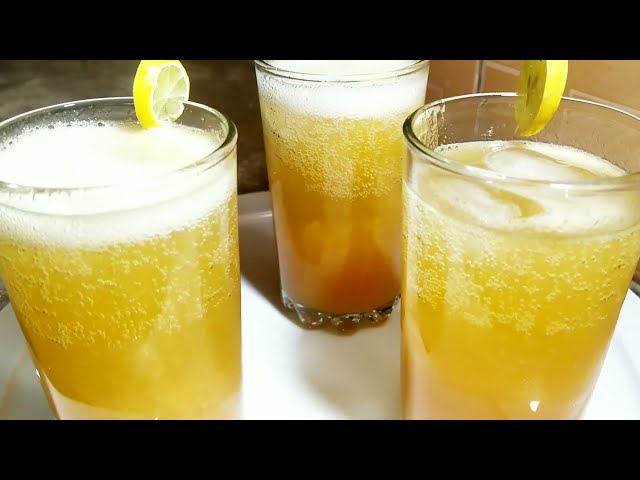 Peach Soda | Refreshing Peach Drink | Chef Faisal class=