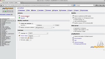 Changing MySQL User Password