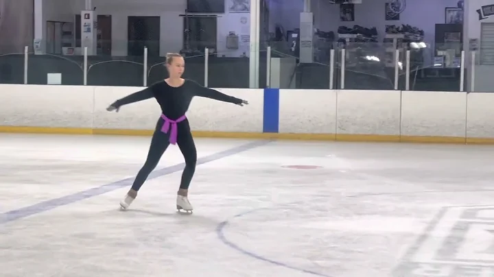 Victoria Timofeev Pre preliminary Freeskate test 1...