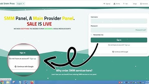 HOW TO SET-UP LOGIN WITH GOOGLE IN SMM PANELS | HOW TO MAKE SMM PANEL