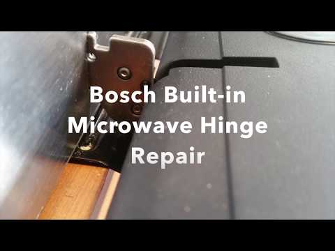 Bosch Built-In Wall Oven Microwave Oven Hinge Repair - 800 Series