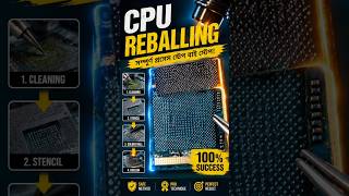 CPU Reballing Full Process 🔥 Dead Phone Repair #arfantech #viralshorts