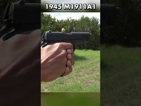 World War 2 era M1911A1 malfunctions due to magazine (outtakes)
