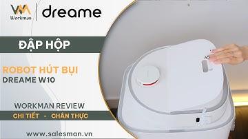 Robot hút bụi lau nhà Xiaomi Dreame W10 bản quốc tế, tự động giặt giẻ