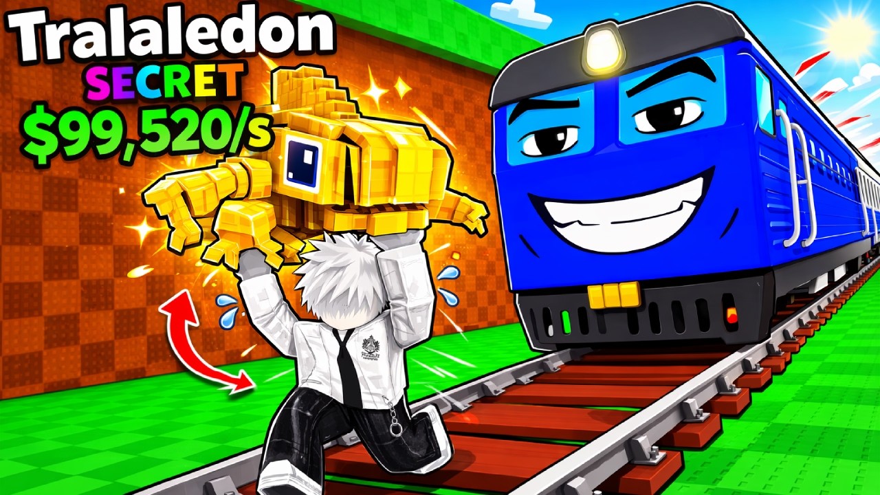 سرقت أقوى SECRET والقطار ورايا في Roblox! 😱