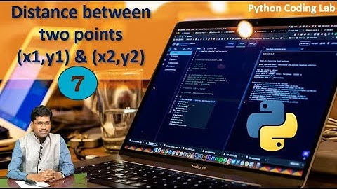 #7. Distance between two points || Python Coding Lab || JNTUH R22