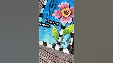 sprays, stamps, stencils and more | art journal inspiration