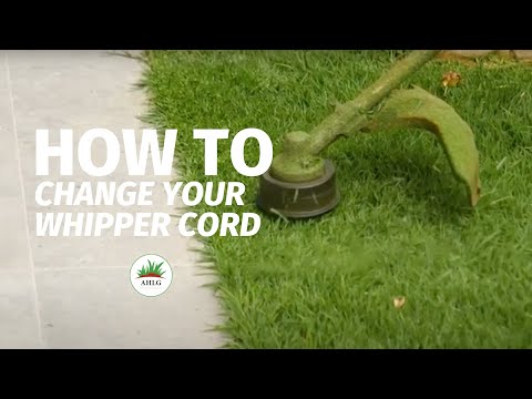 How to change whipper snipper cord - YouTube