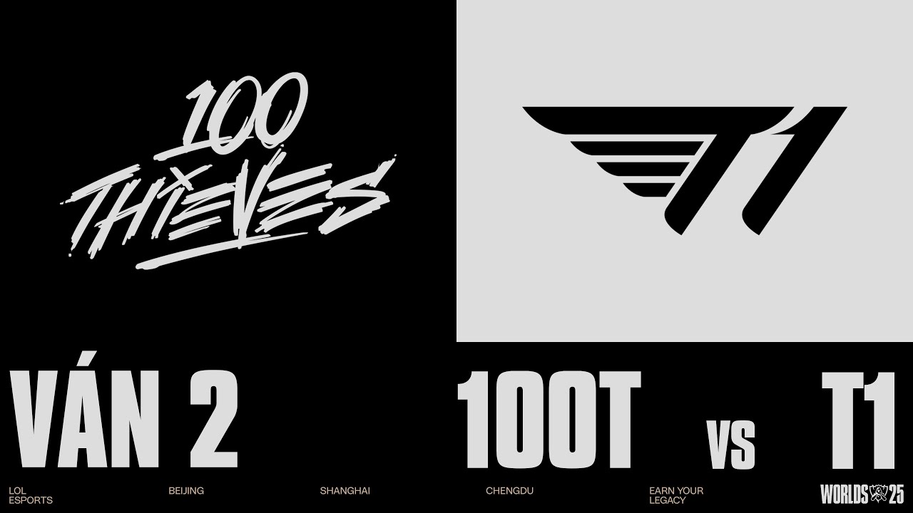 100T vs T1 | Ván 2 | CKTG 2025 - Vòng Swiss