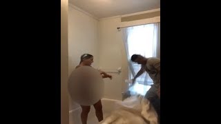 My girlfriend spends forever in the shower - Perfect time to get her back😂 - Funny hammy tv Prank