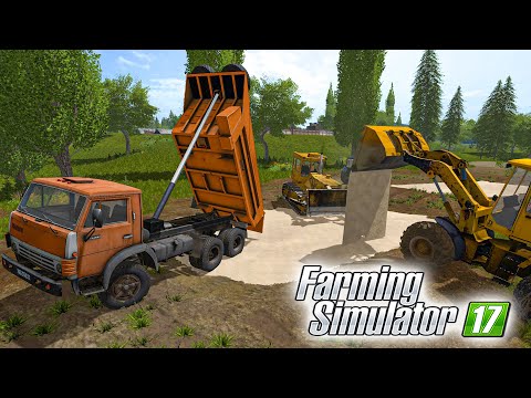 Видео: РЕМОНТИРУЕМ ДОРОГУ! ЗАСЫПАЛИ ЯМЫ ПЕСКОМ! FARMING SIMULATOR 17