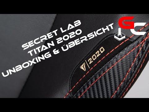 Secret Lab Titan 2020 Unboxing & Übersicht HD [GER]