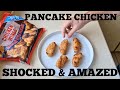 GENIUS OR MADNESS! PANCAKE CHICKEN WINGS New Food Review