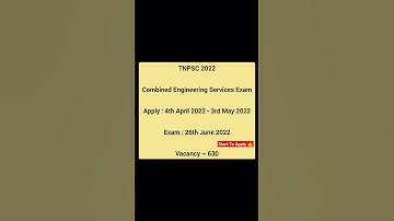 🔥Engineers 🔥🥳TNPSC CESE 2022 Notification Out🥳